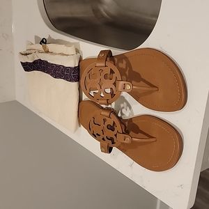 Tory Burch Miller Tan Sandals Size 10
